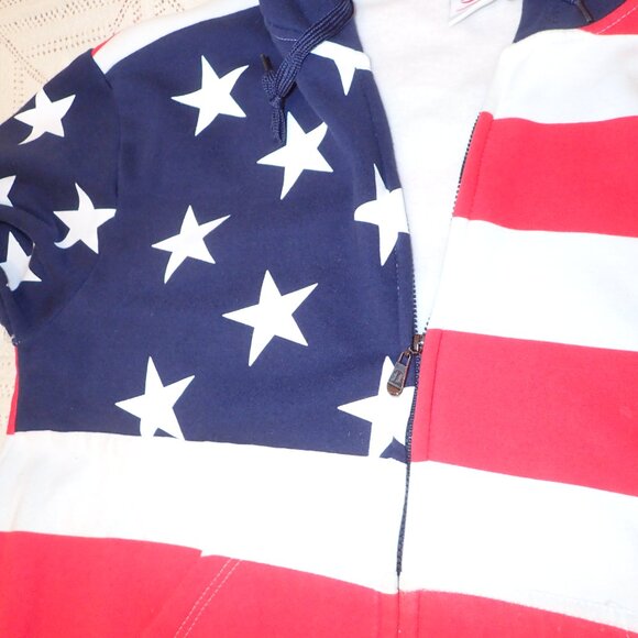 Patriotic Zip Hoodie RWB - Picture 4 of 8